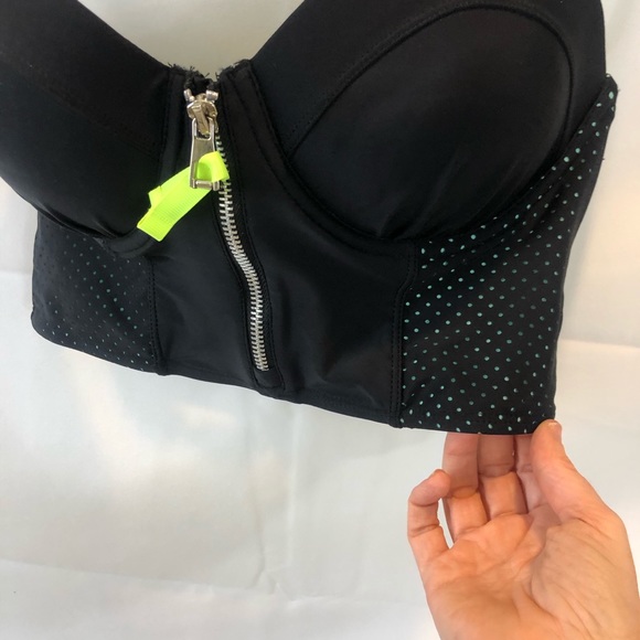 Op halter top swim suit with zipper - Picture 6 of 6